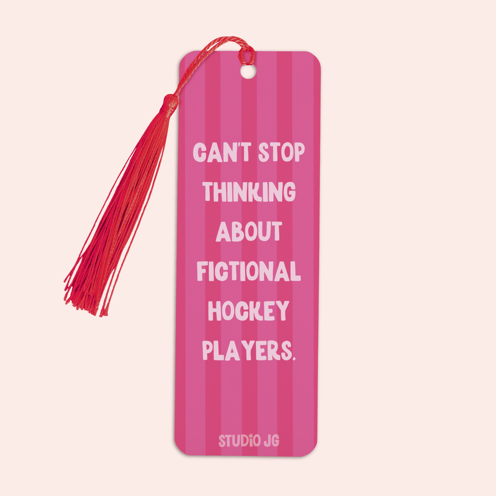 Can't Stop Thinking About Fictional Hockey Players - Garrett Bookmark