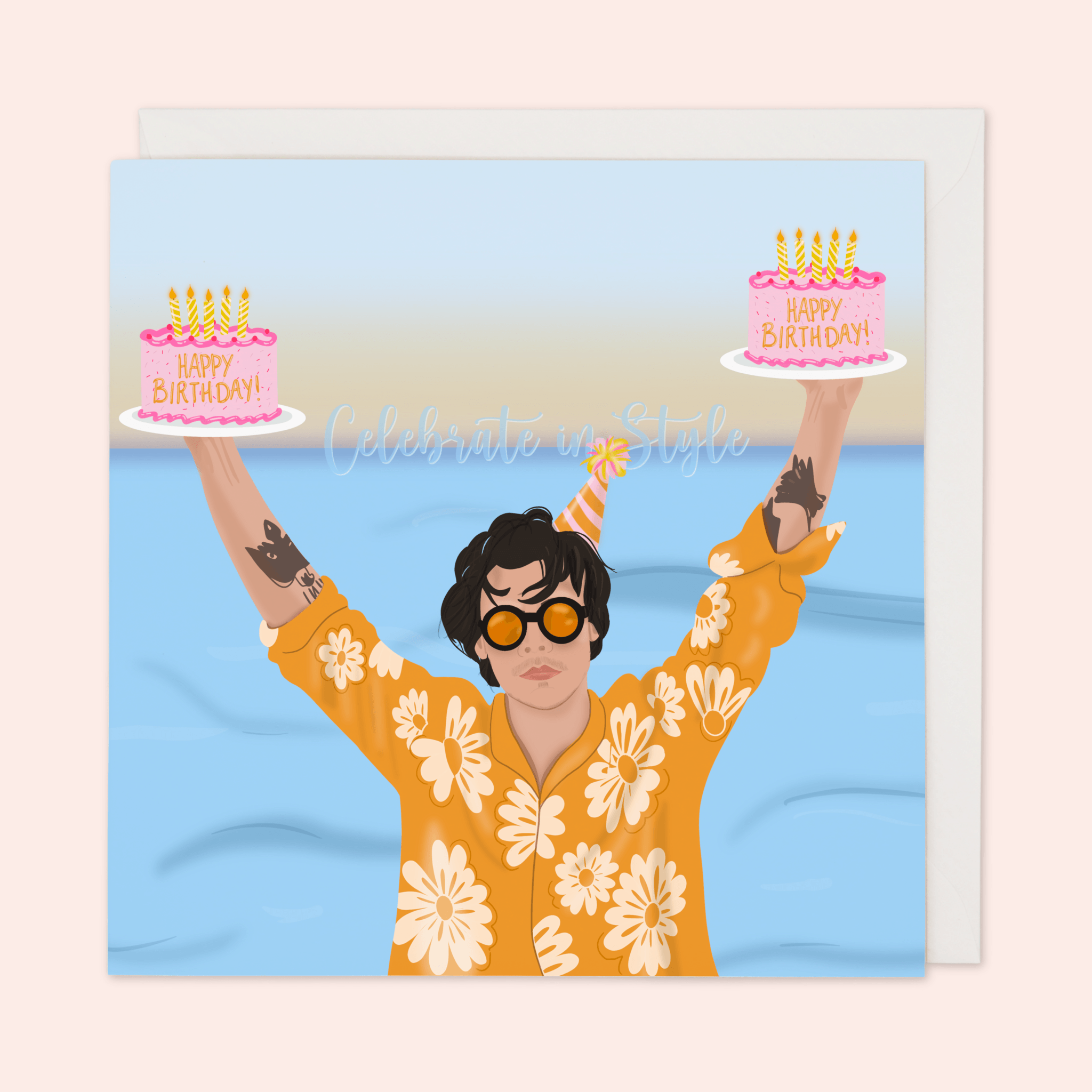 Celebrate in Style Birthday Card