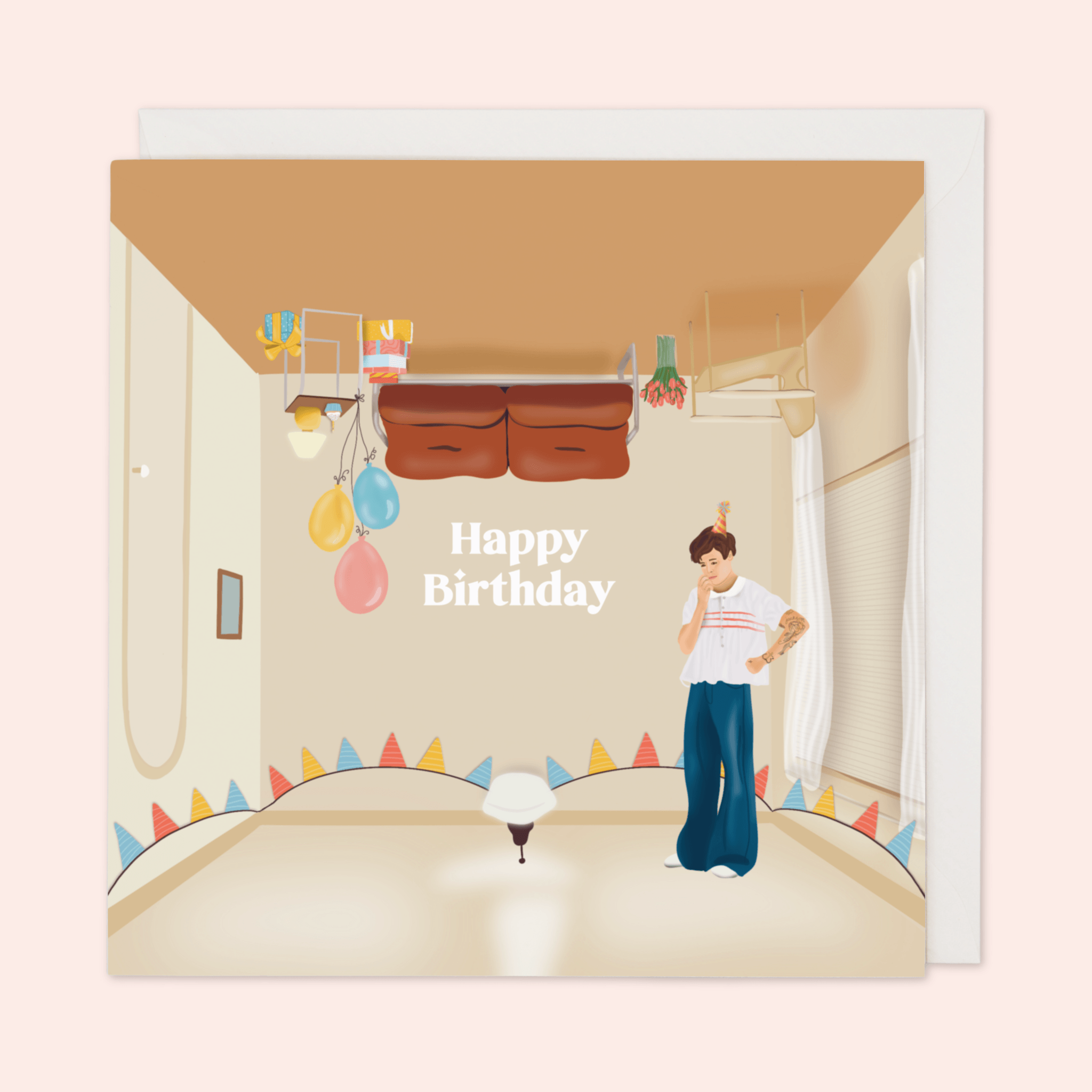 Harry's House Inspired Birthday Card