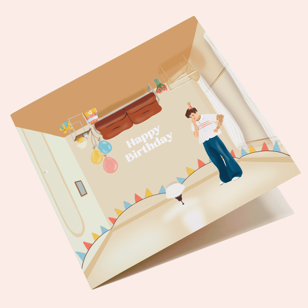 Harry's House Inspired Birthday Card