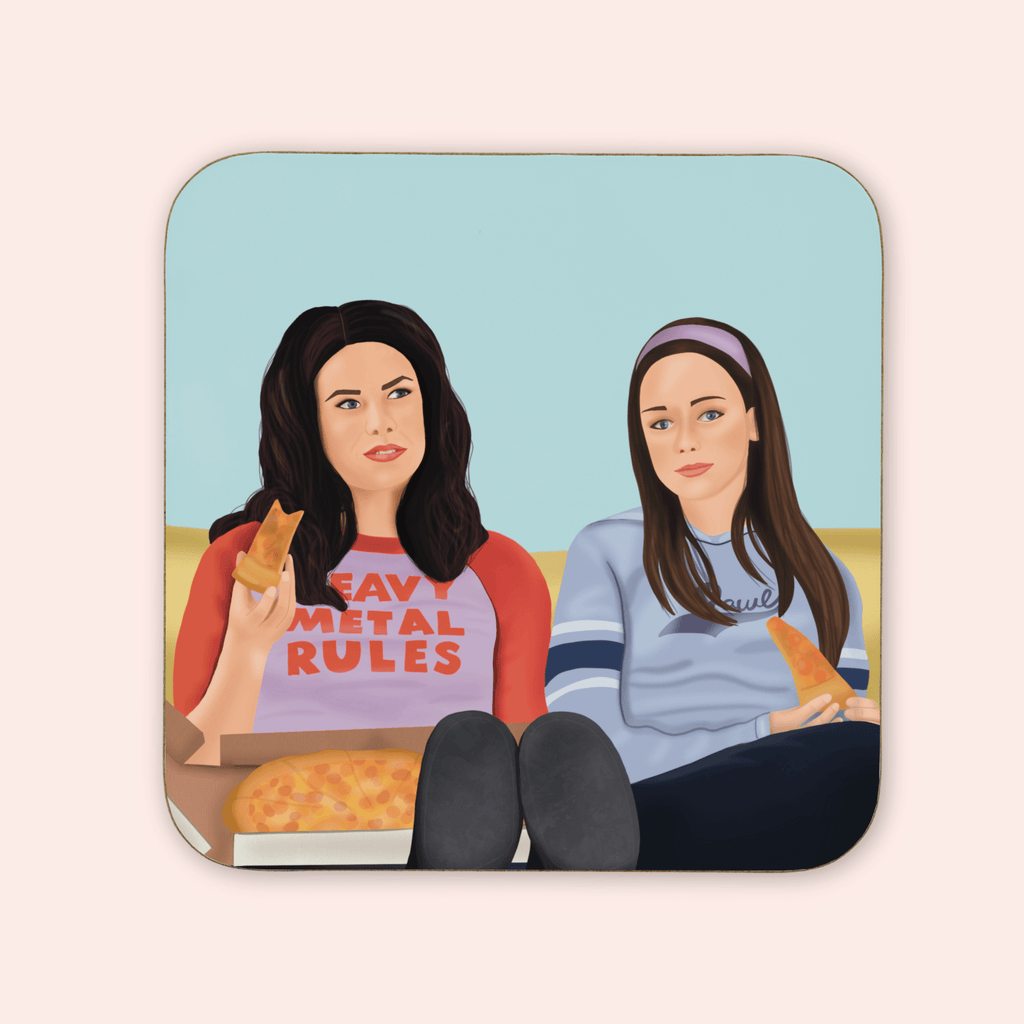 Lorelai & Rory Inspired Coaster