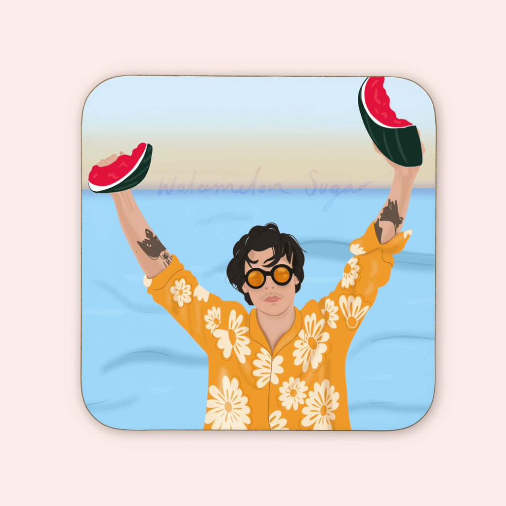 Watermelon Sugar Inspired Coaster