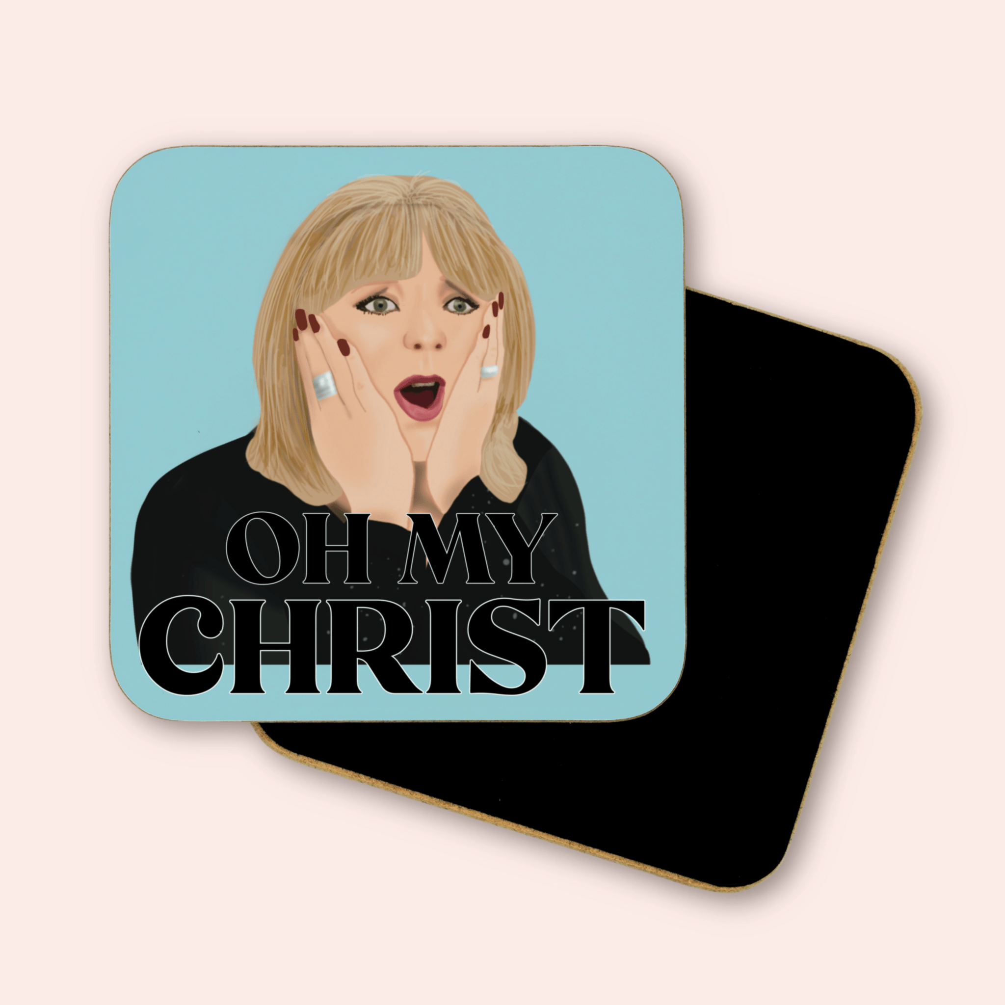 Oh My Christ Inspired Coaster