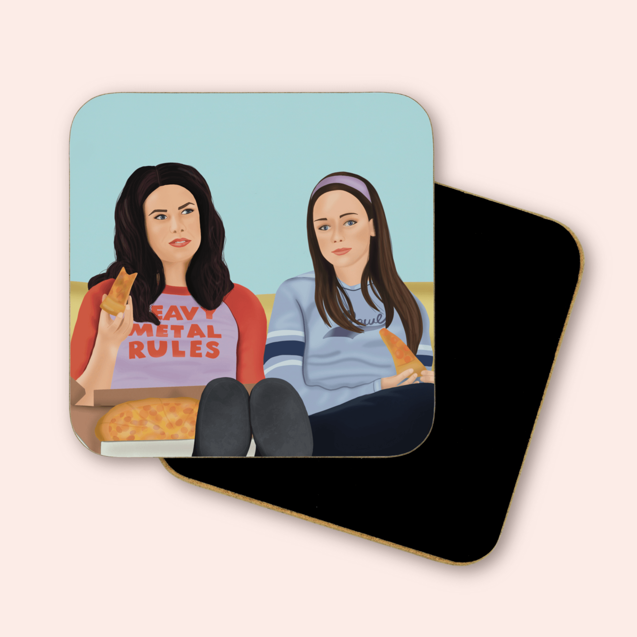 Lorelai & Rory Inspired Coaster
