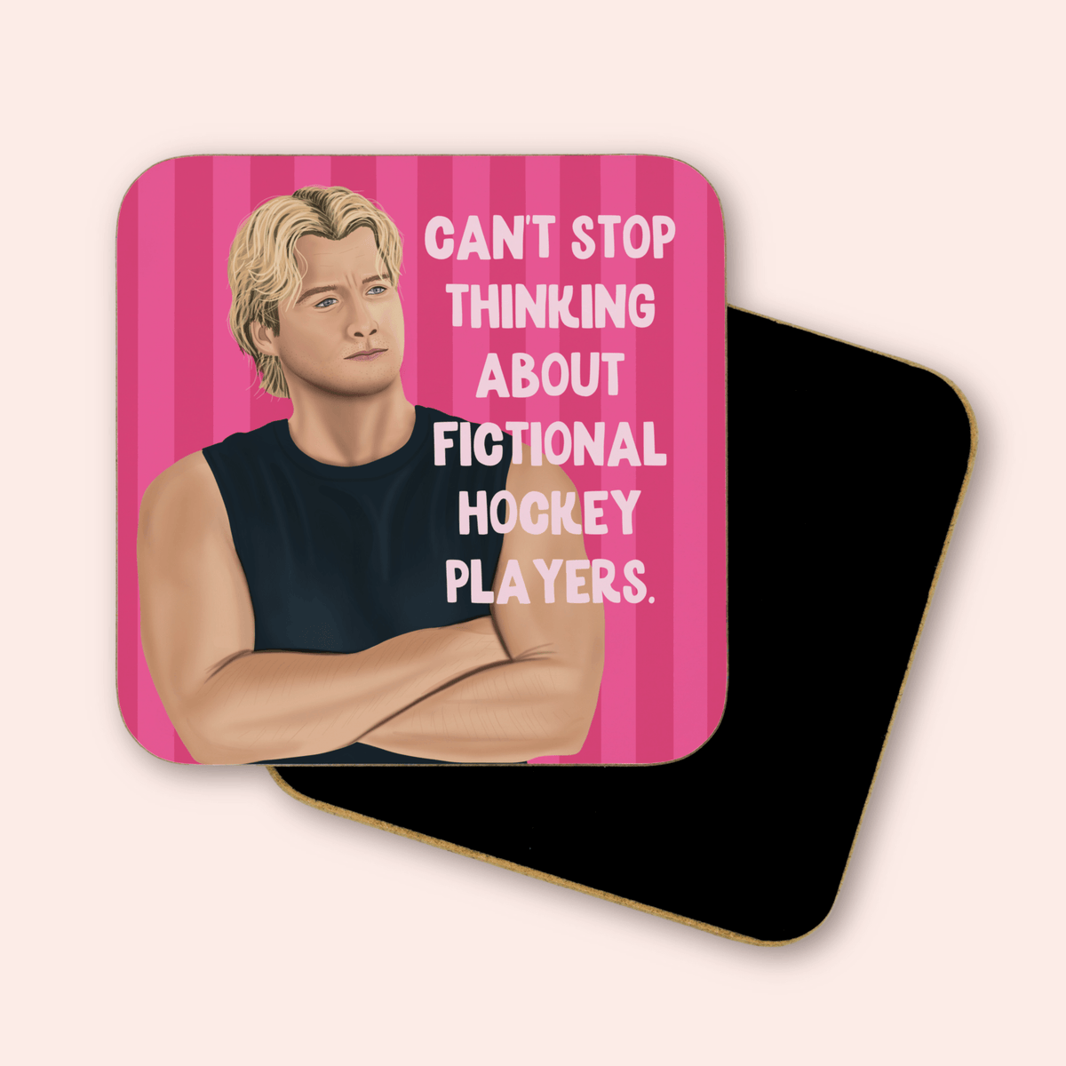 Fictional Hockey Players - Team Dean Coaster