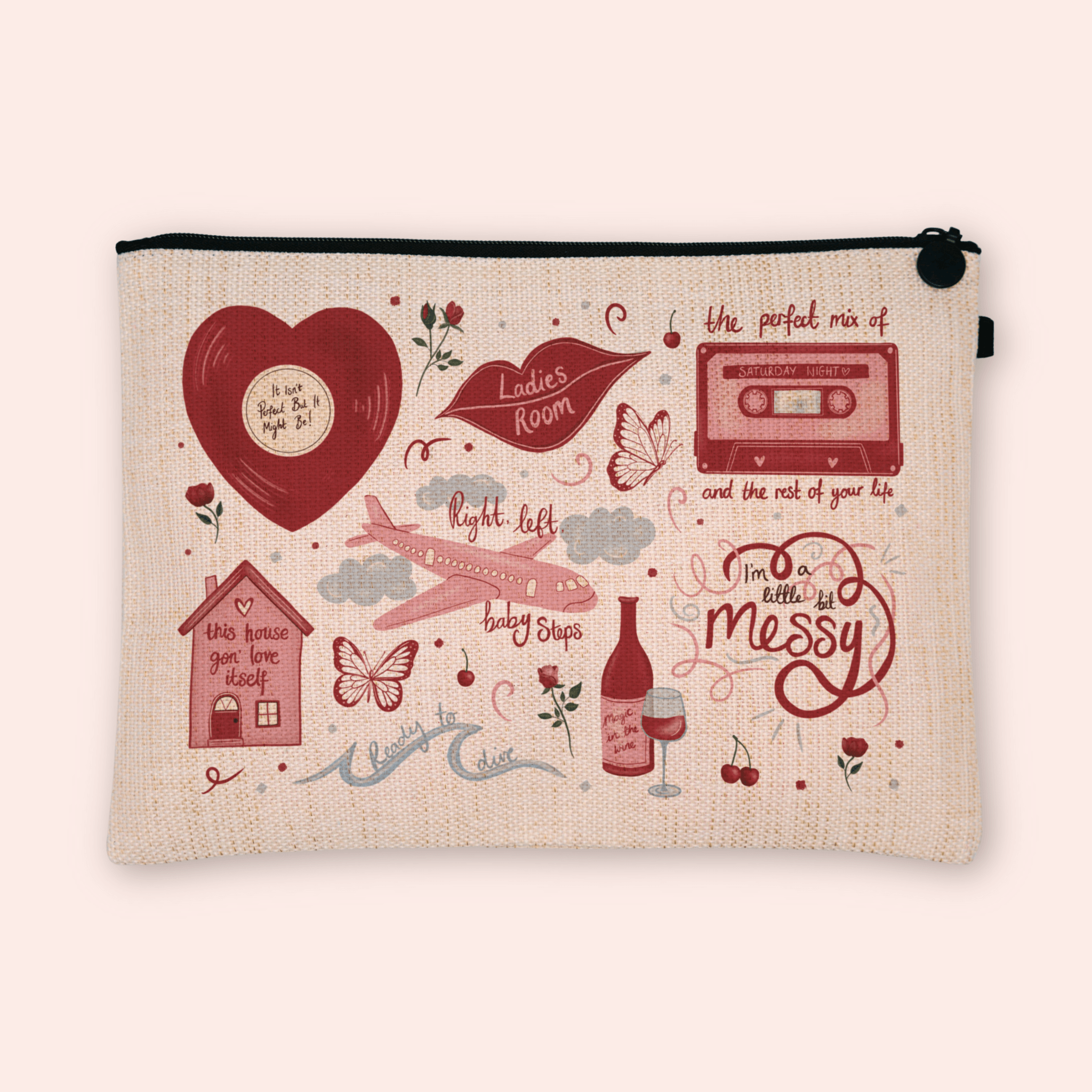Olivia Inspired Cosmetic Bag