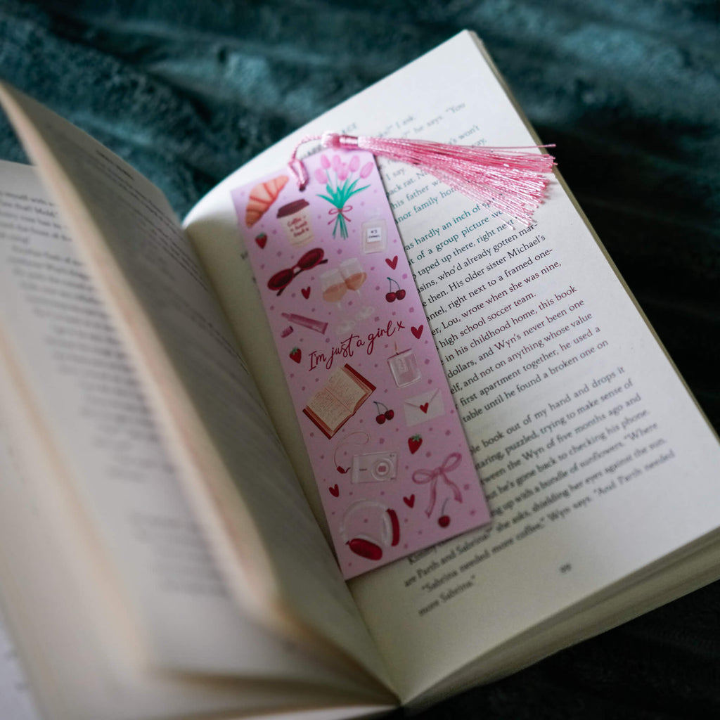 Just A Girl Bookmark