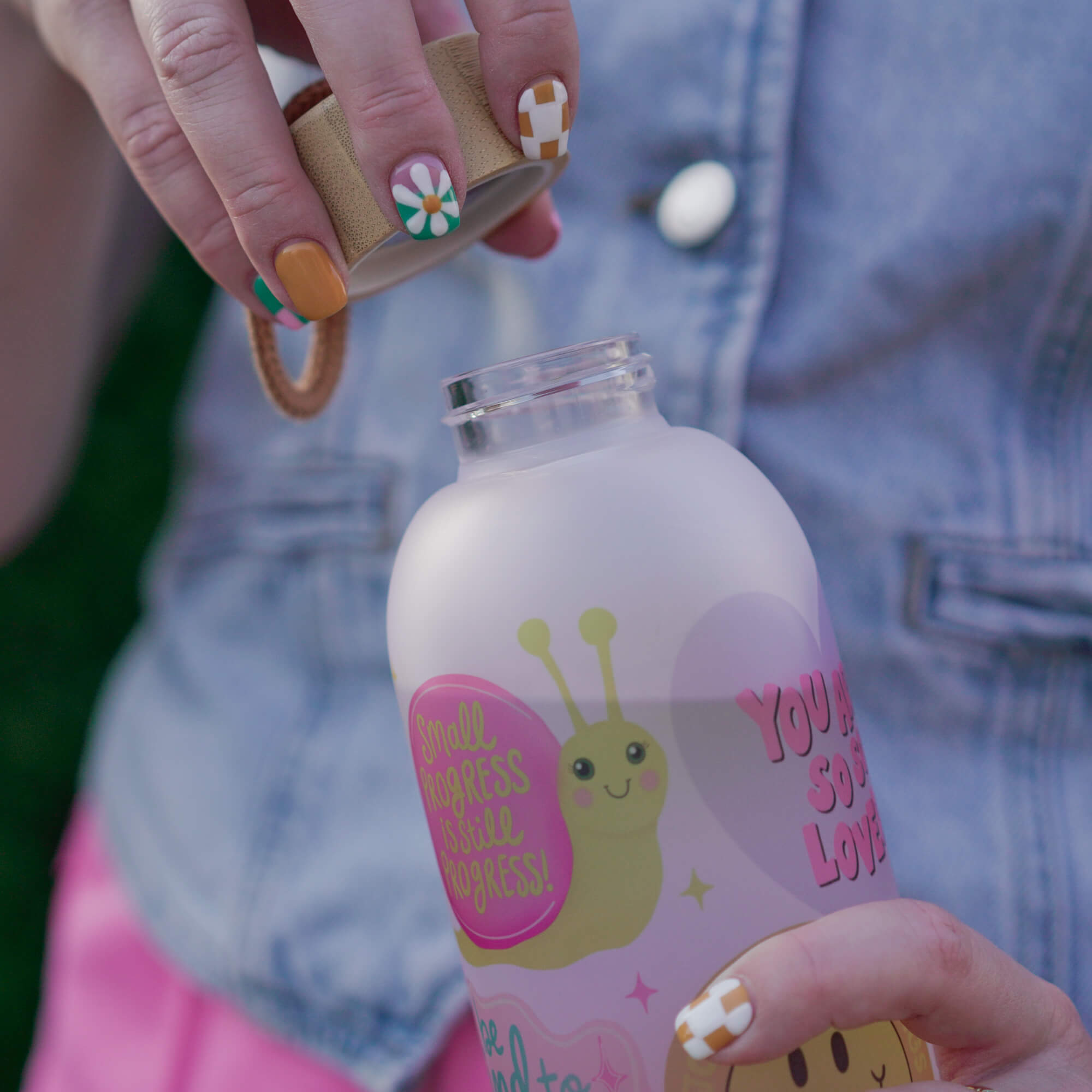 Positive Affirmations Water Bottle