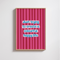 Colourful Happy Life Print