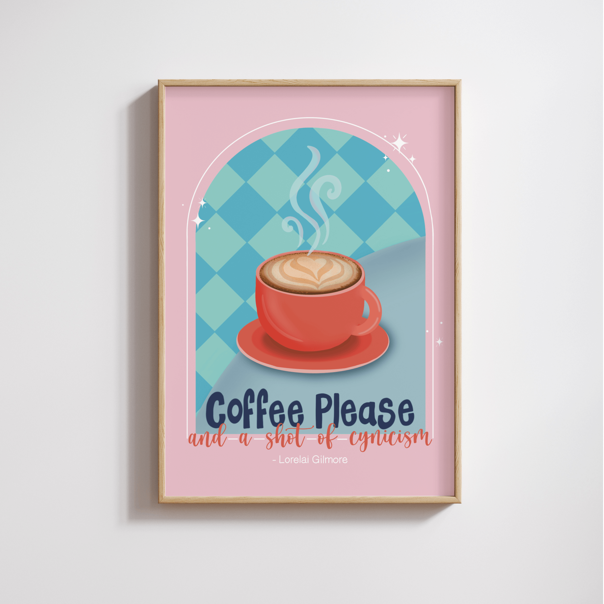 Coffee Please And A Shot Of Cynicism Print