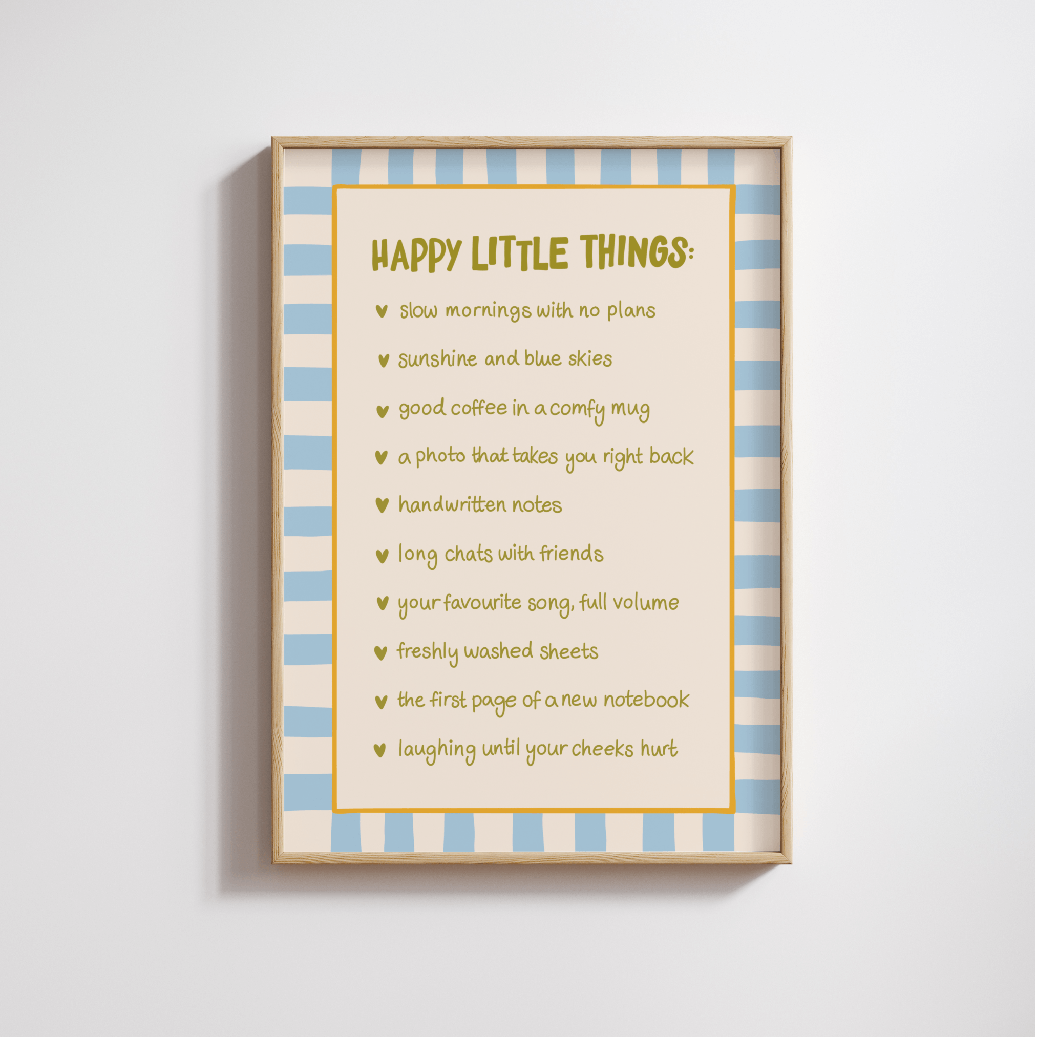 Happy Little Things Print