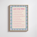 Happy Little Things Print
