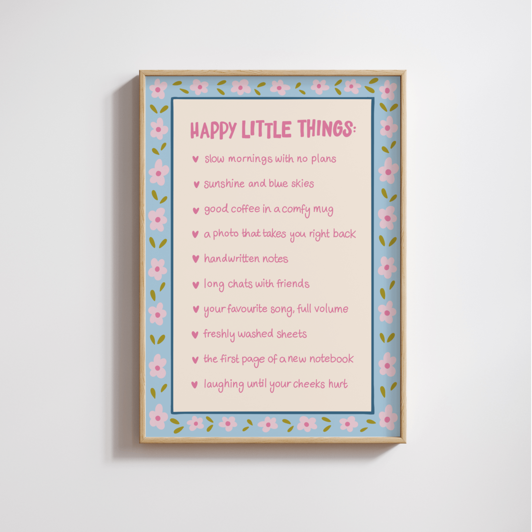 Happy Little Things Print