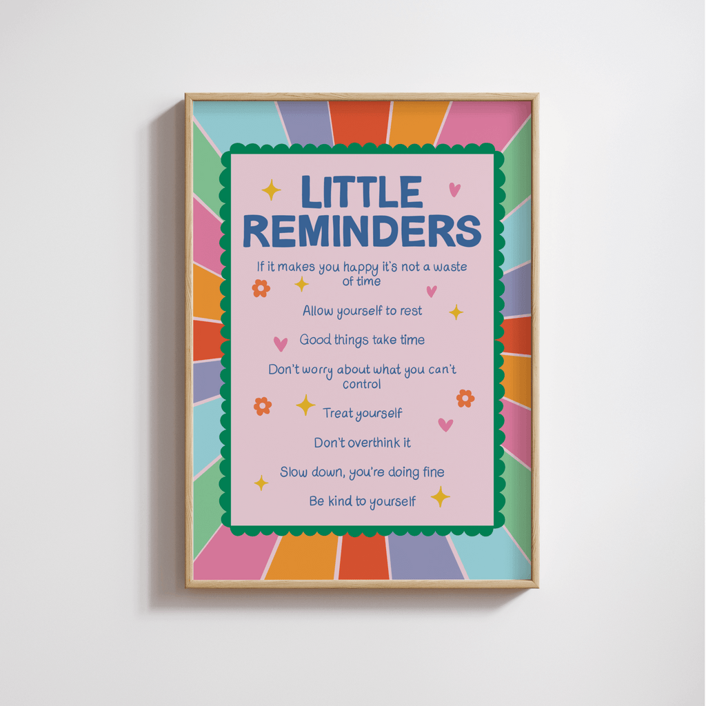 Little Reminders Print