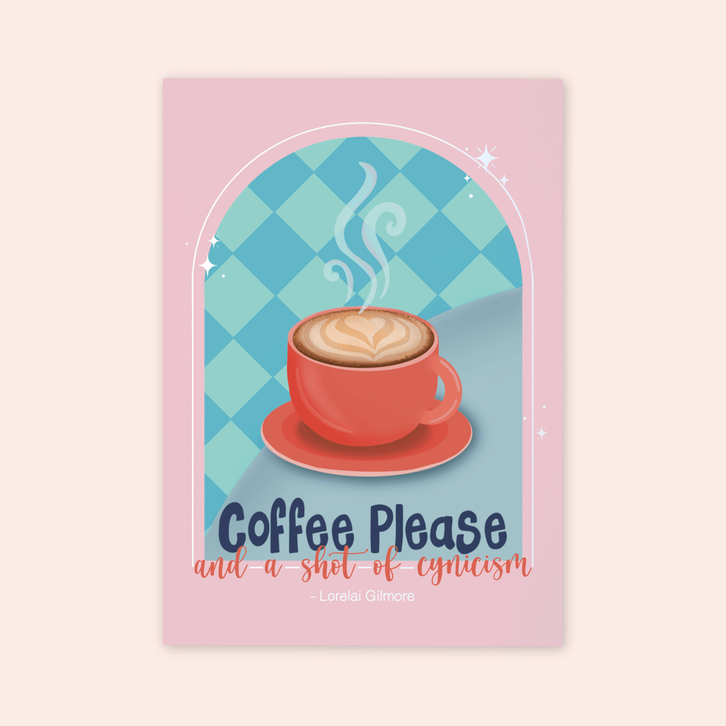 Coffee Please And A Shot Of Cynicism Print