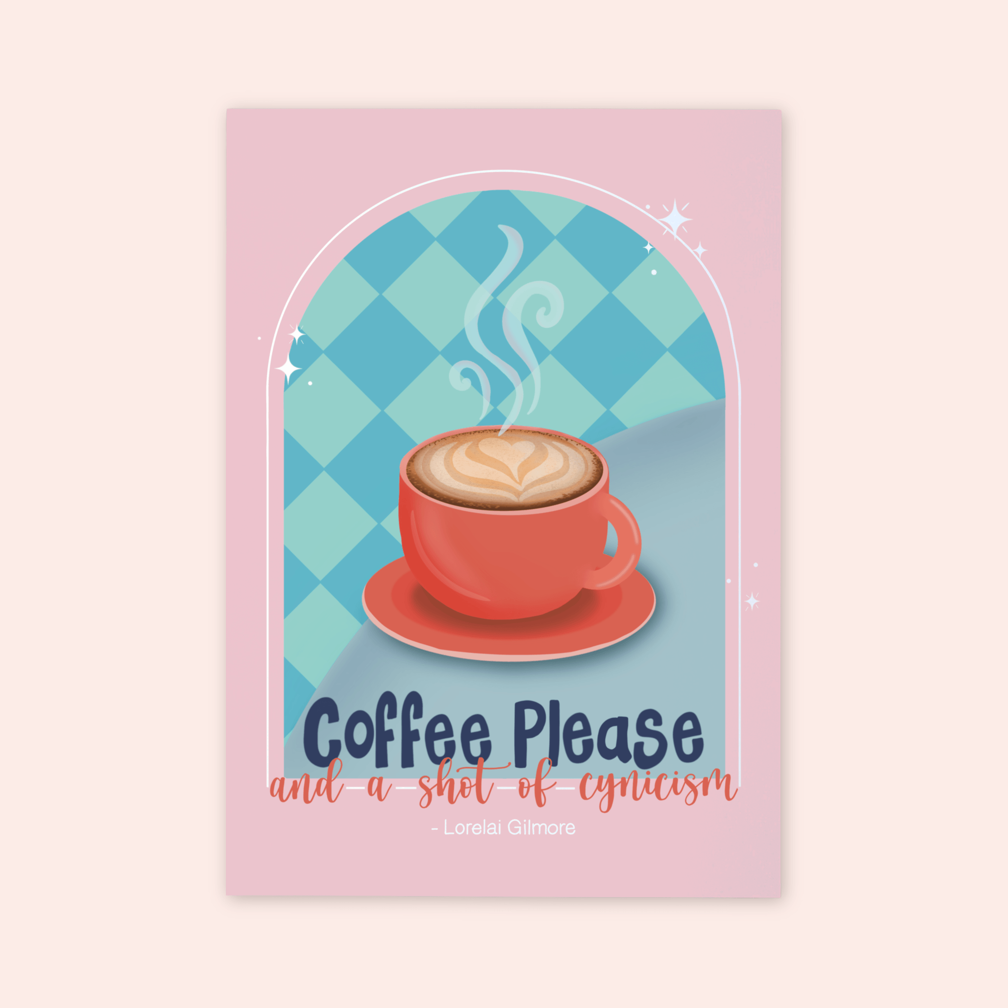 Coffee Please And A Shot Of Cynicism Print