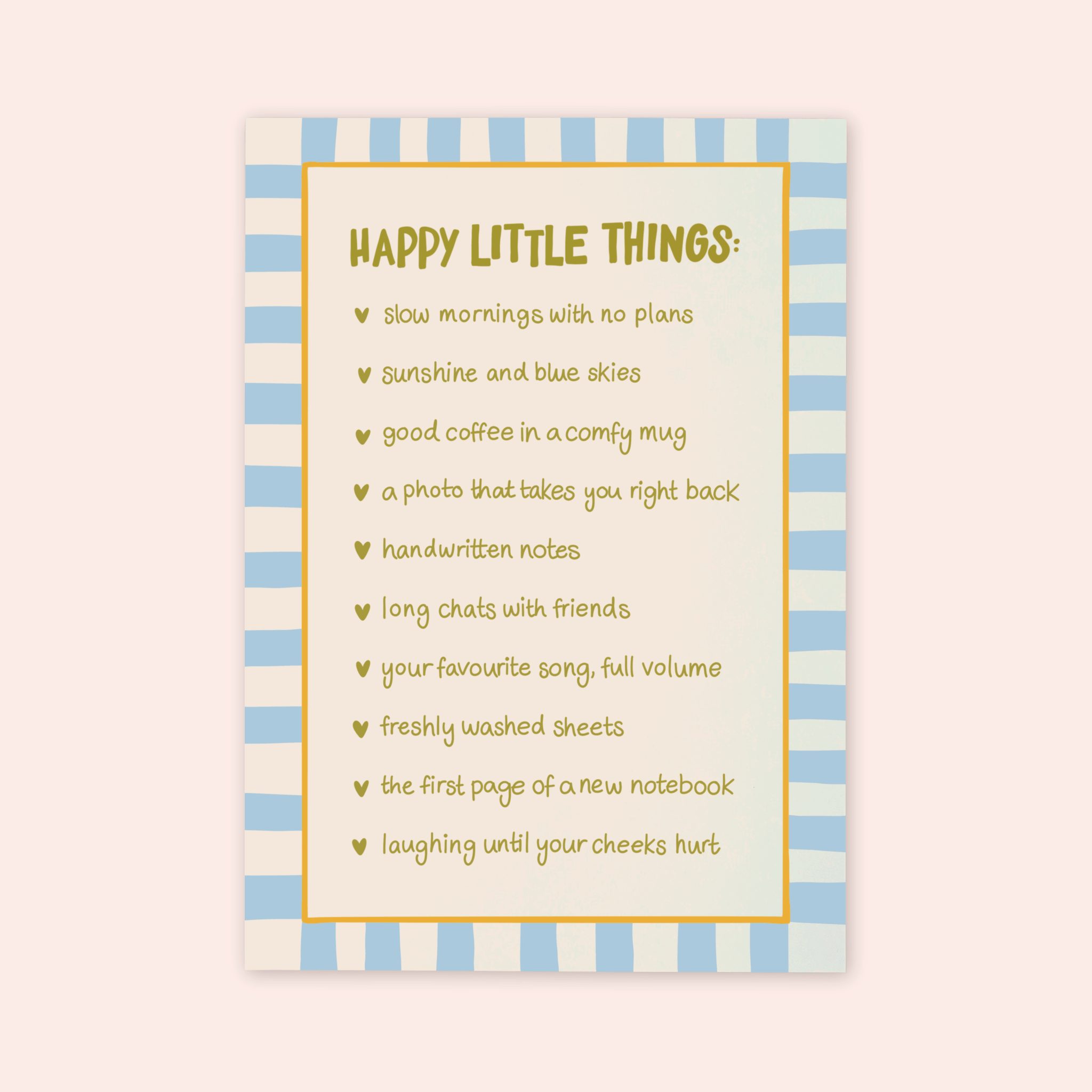 Happy Little Things Print