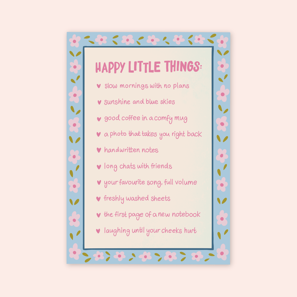 Happy Little Things Print