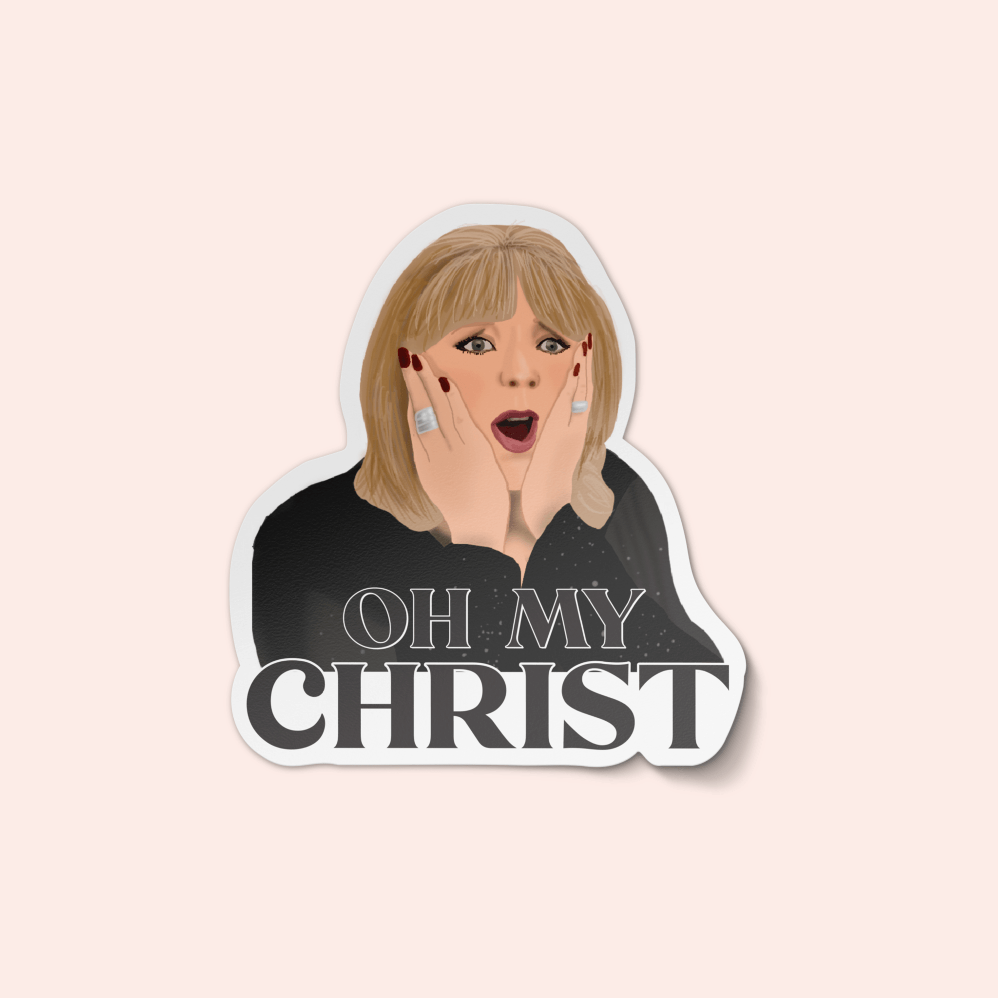 Oh My Christ Sticker