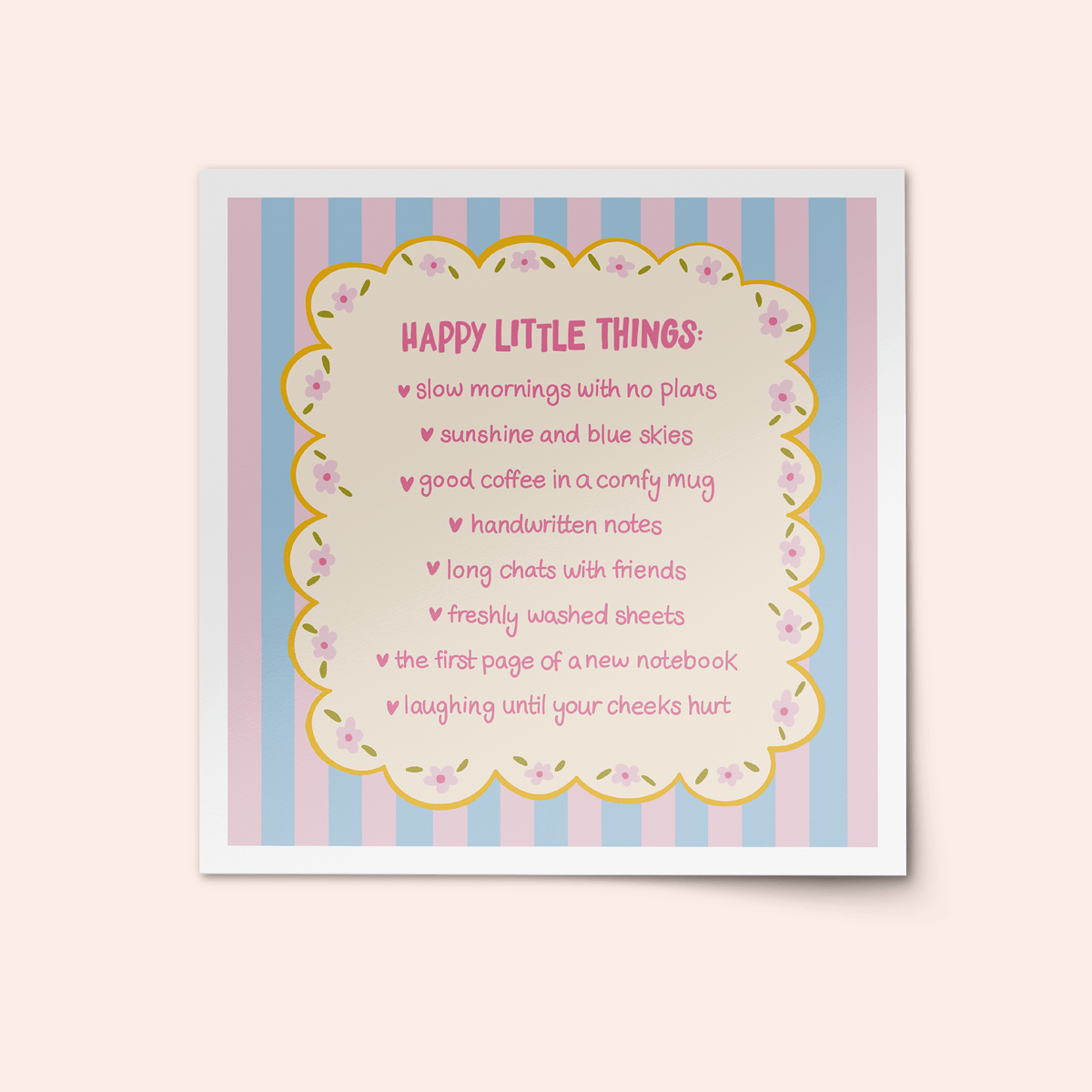Happy Little Things Sticker